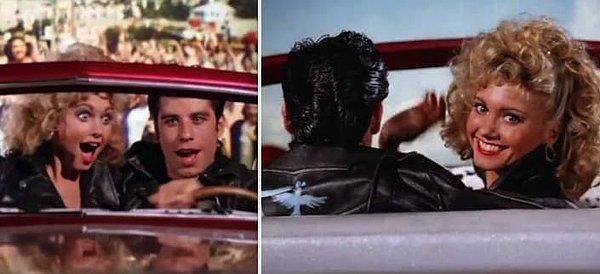 3. Grease filminde Sandy, Danny ile birlikte olmak hakkındaki bütün düşüncelerini değiştirmesine rağmen filmin sonunda ironik bir şekilde birlikte uçan arabayla uzaklaşırlar.