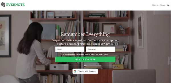 3. Herkesin mutlaka bir kere olsun denediği: Evernote
