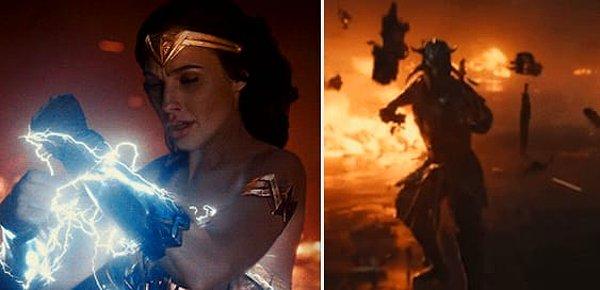 20. Wonder Woman'da Ares gerçek bir karaktere dönüştüğünde Diana'nın insanlığın aptallığıyla ilgili öğrendiği her şey yıkılır ve bir savaşın sadece bir insanı öldürmekle son bulmayacağını anlamış olur.