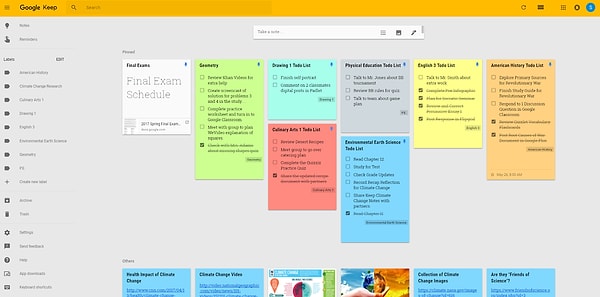 1. Editörün favorisinden başlayalım: Google Keep