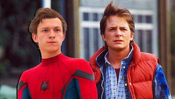 1. Peter Parker rolünü üstlenen Tom Holland, karakteri için ilham olarak Back to the Future'dan Marty McFly'ı aldığını açıkladı.