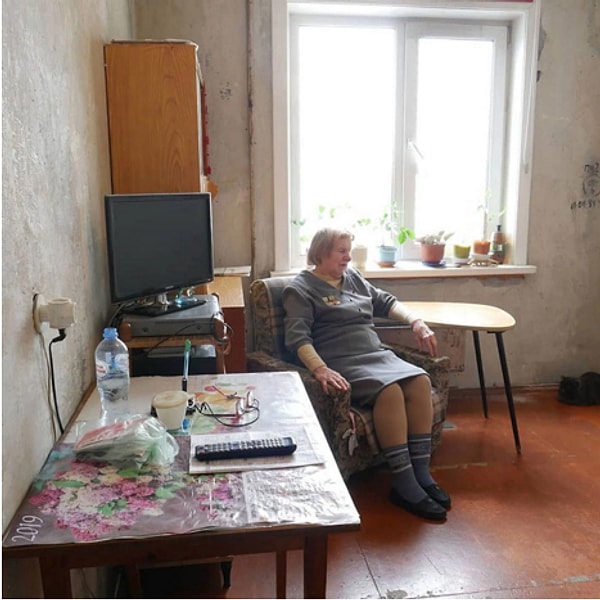 26. И, наконец, еще один ремонт для женщины-ветерана. Фотографии "До":