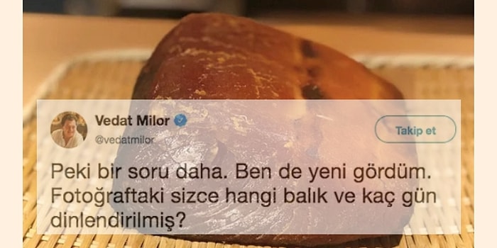 Vedat Milor'un Sorduğu Gastronomik Soruya Gelen Birbirinden Tuhaf Yanıtlar