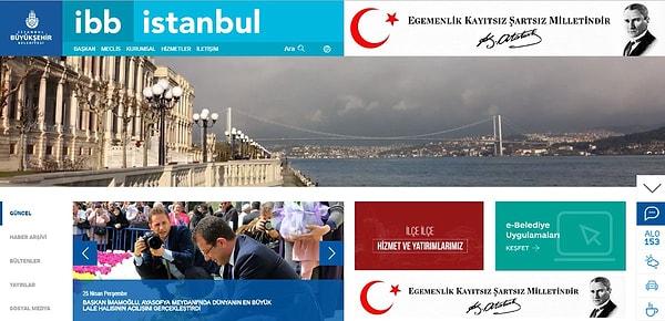 11. İstanbul ve Ankara Büyükşehir Belediyesi resmi sitelerinin bannerları güncellendi.