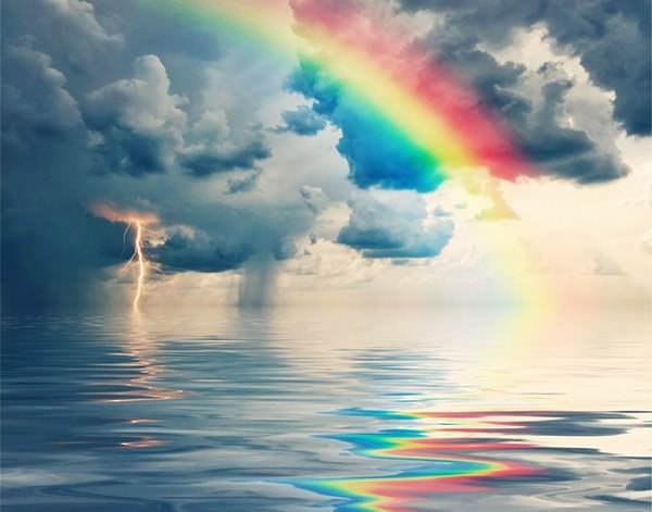 6. Правда ли, что из самолёта радугу можно увидеть в виде диска, а не в виде дуги?