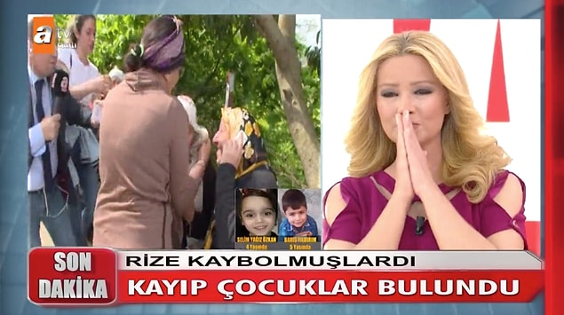 Haber, ATV'de yayınlanan "Müge Anlı ile Tatlı Sert" programında da canlı yayına yansıdı.