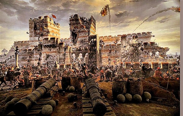 7. А каком году был захвачен Константинополь?