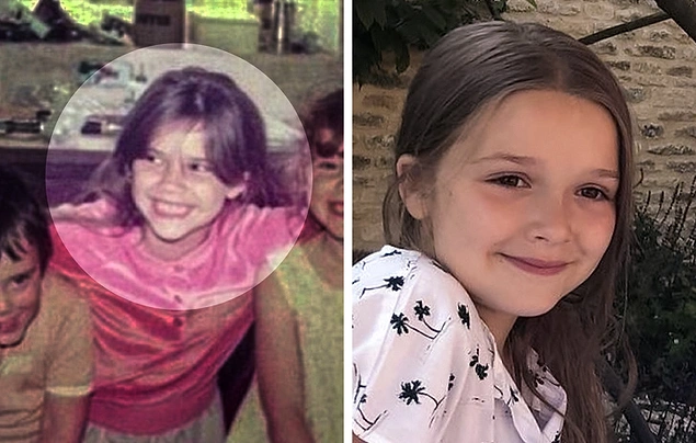 Victoria Beckham ve kızı Harper Seven Beckham