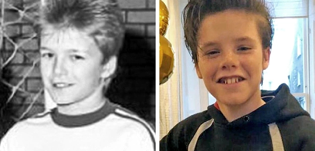David Beckham ve oğlu Cruz Beckham