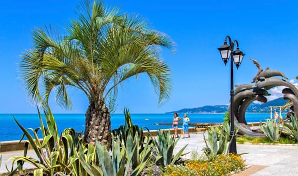 2. А где в России такая красивая набережная и пальмы, как в кино?