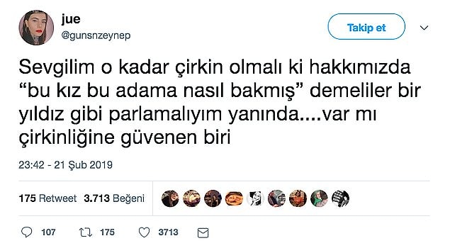 4. Çirkin sevgili arayan Twitter kullanıcısıyla da epey meşgul olmuştu sosyal medya camiası.