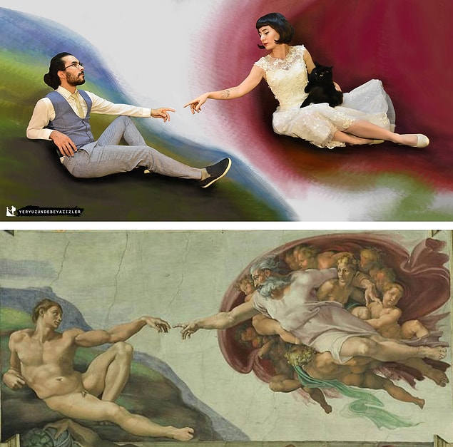 Adem'in Yaratılışı - Michelangelo