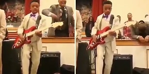 Oğlu Sahnede Gitar Çalarken Gururundan Havalara Uçan Babanın Efsane Anları