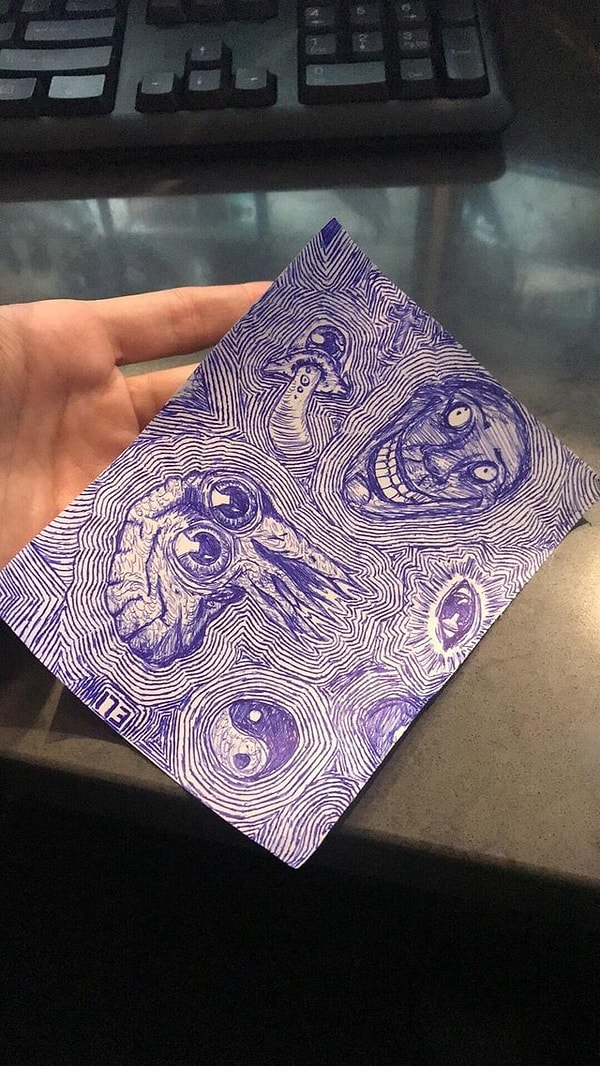 13. "Когда мне скучно, я рисую"