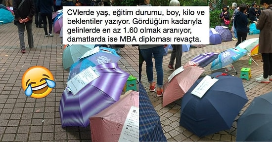 Esra Erol Kıskanır! 'Evde Kalmış' Çocuklarının Cv'lerini Pazarda Sergileyerek Gelin ve Damat Arayan Çinli Aileler