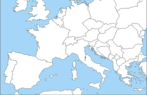 1. Приступим! На какую страну указывает стрелка?