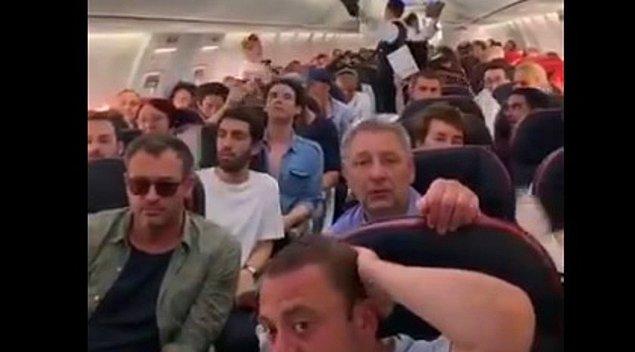 Tümer, paylaşımında "Yine rezalet yaşanıyor, @TK_TR torpilli bir yolcu için yaşlı bir kadını zorla ucaktan indirdiler. 150 kişi 50 derece uçağın içinde bekletiliyor, rezalet! Olacak şey değil!" ifadelerini kullandı.