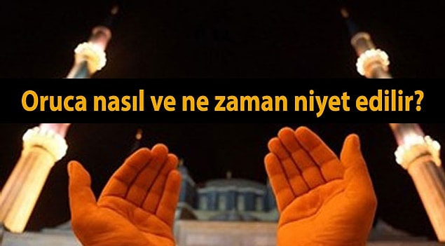 "Oruç niyeti"