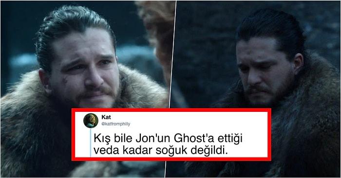 Game of Thrones'un Son Bölümünde Jon Snow'un Verdiği Karardan Sonra Tepkilerini Tweetleriyle Gösteren İzleyiciler