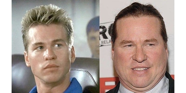 15. Вэл Килмер уже не тот.