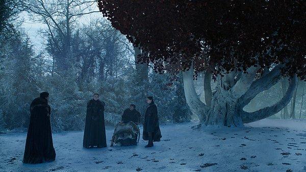 Jon, tam bir kuzeyli dürüstlüğüyle Sansa ve Arya'ya gerçek kimliğini açıklamaya karar verdi.