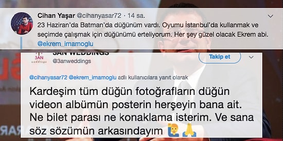 23 Haziran'da Herkes Sandığa Gidebilsin Diye Para Pul Düşünmeden Programlarını ve Rezervasyonları İptal Eden Kişi ve Kurumlar