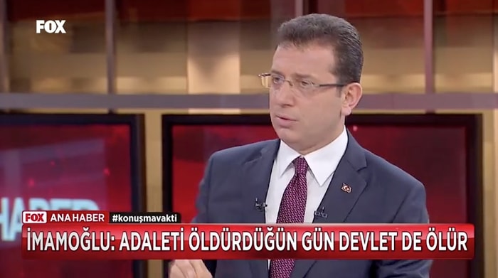 İmamoğlu: 'İptal Gerekçesi Olan Sandıklarda Binali Yıldırım'ın Oyu Benden Fazla'