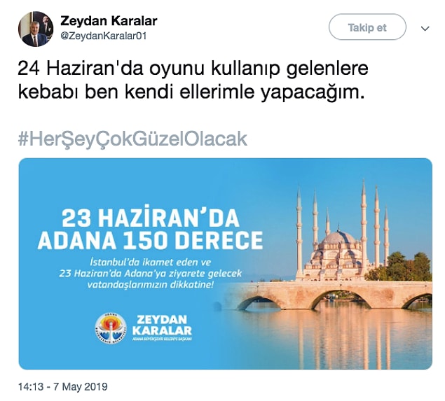 29. Ve Adana yine bildiğiniz gibi... 😂