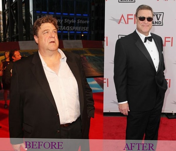 2. На премьере "Трамбо" в Нью-Йорке Джон Гудмен выглядел стройным как никогда.