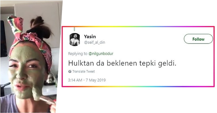 'Her Şey Çok Güzel Olacak Maskesi' Yaparak Ekrem İmamoğlu'na Destek Veren Nilgün Bodur Twitter'da Alay Konusu Oldu!