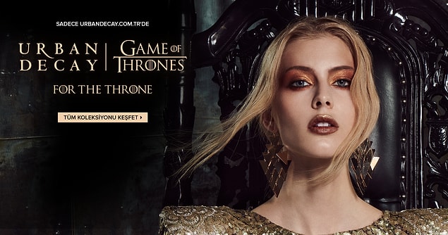 Urban Decay, sınırlı sayıda ürettiği Game of Thrones koleksiyonuyla, bu çetin savaşta en büyük yardımcın olmaya hazır!