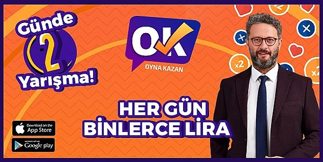 Şu an hali hazırda devam etmekte olan Oyna Kazan, her gün saat 19:00'da ve 21.30'de kazandırıyor!