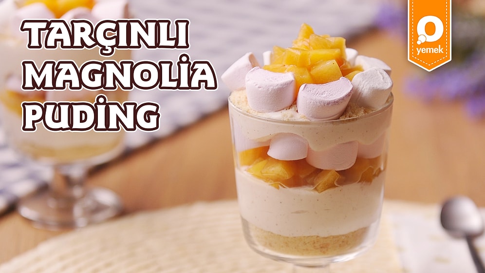 Biraz Bisküvi ve Muhallebinin Yarattığı Leziz Tatlı: Tarçınlı Magnolia Puding Nasıl Yapılır?