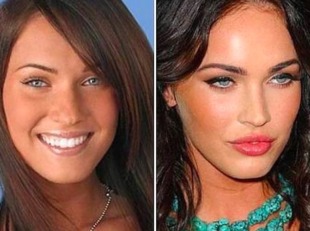 Güzelliği ile akılları baştan alan bir kadın; Megan Fox. O da doğal güzellerden değil.