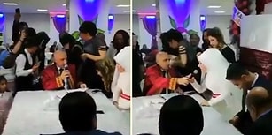 Nikah Memurunun 'Adınız Soyadınız?' Sorusuna Heyecandan Evet Diyen Gelin