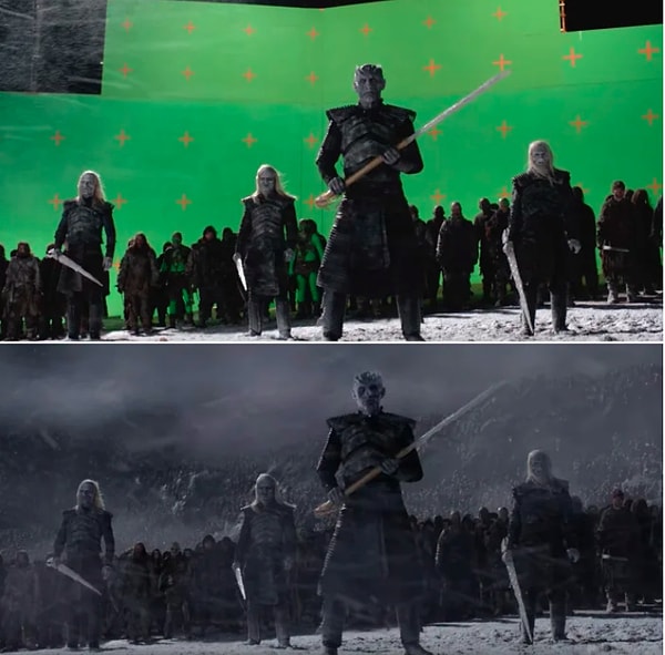 Королю Ночи и его армии тоже не пришлось мерзнуть под бурей.