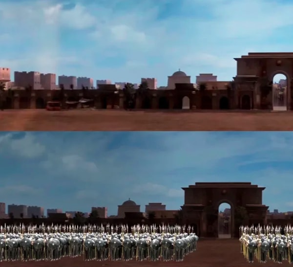 Поэтапное создание армии и строений цифровым путем...