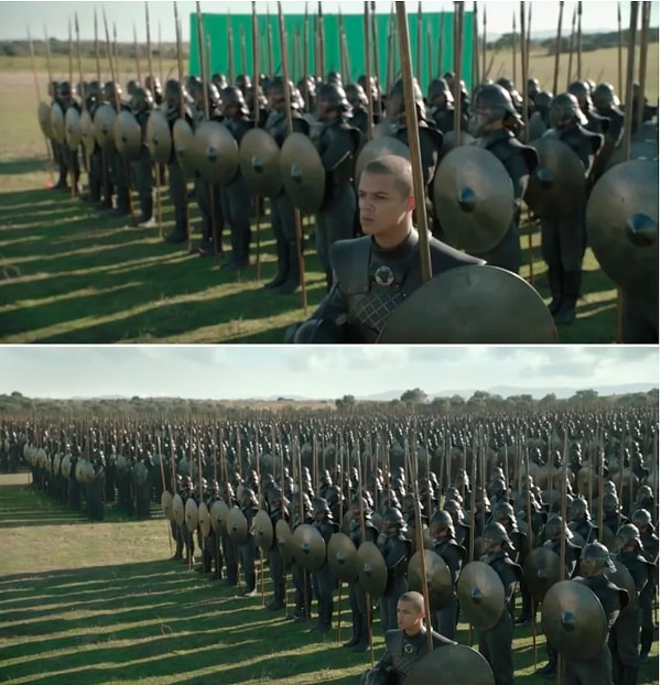 И армии воссоздаются цифровым путем. Золотое время для кинематографии :)