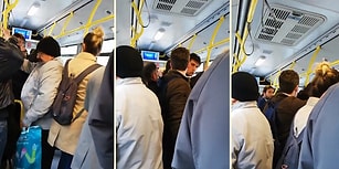 Otobüste Kendisine Yer Vermedi Diye Bir Gence Tokat Atan Yaşlı Adama Tepkisini Dile Getirirken Takdir Toplayan Vatandaş!