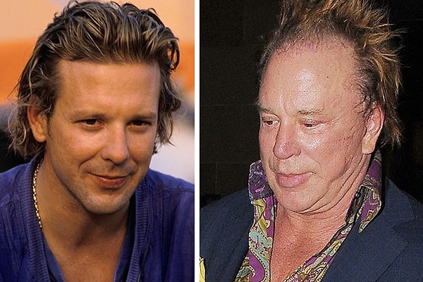 15. Микки Рурк - еще один бывший секс-символ, который изменился до неузнаваемости.