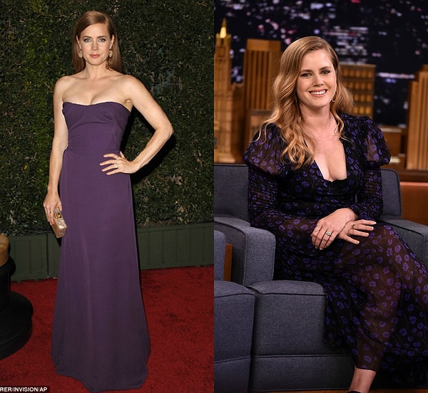 3. Эми Адамс просто героиня, ведь она набрала вес специально для роли в фильме "Боец".