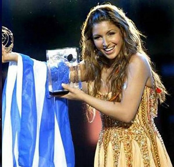 6. 2005 год: Елена Папаризу из Греции заняла призовое место с композицией "You my number one". Елена известна по дуэту "Antique", в составе которого она выступала на конкурсе в 2001 году и заняла 3 место