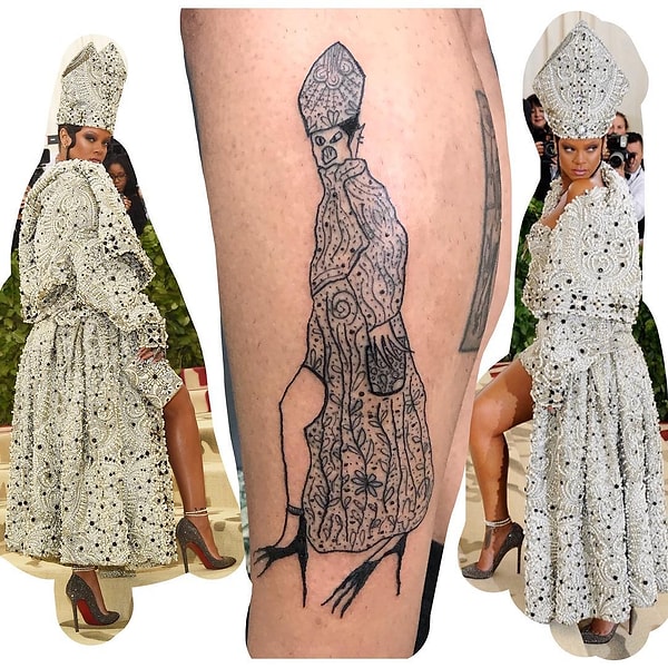 Сама Хелен иронично называет свой стиль "trash tattoos", что переводится как "отстойные тату". Хелен любила рисовать с самого детства.