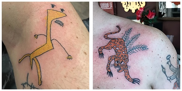 В 2014 году Хелен впервые принялась за тату. Она нанесла своему другу летучую мышь, выполненную по собственному эскизу.