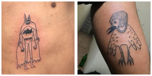 Сперва девушка набивала тату бесплатно, как говорится "для друзей".