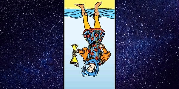 Вы выбрали перевернутую карту "Паж кубков"