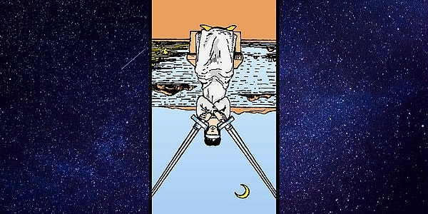 Вы выбрали перевернутую карту "Пара мечей"