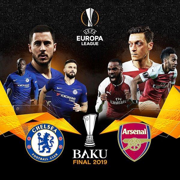 Böylece 29 Mayıs'ta Bakü'de şampiyonluk mücadelesi verecek 2 takım da belli oldu: Chelsea-Arsenal.
