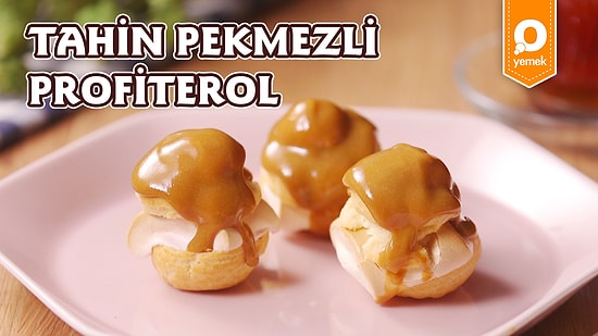 Tahin Pekmez İkilisini Buluşturduk! Tahin Pekmezli Profiterol Nasıl Yapılır?