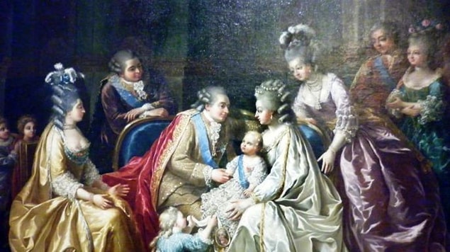 1770 - Versailles Sarayı'ında, XVI. Louis ile Marie Antoinette evlendi.